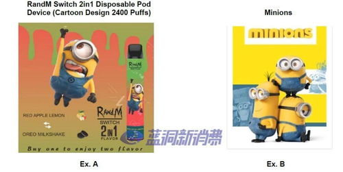 FDA向四家中國電子煙廠商發出警告信，指產品設計模仿玩具與卡通